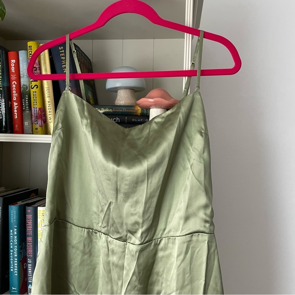 Reformation Oaklie Silk Slip Midi Dress - Picture 6 of 11